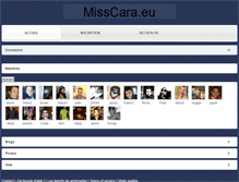 Tablet Screenshot of misscara.eu